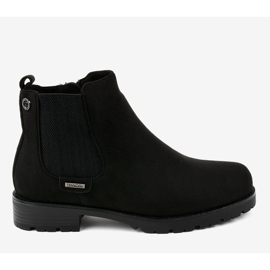 Bottines plates noires SG-328 le noir 2