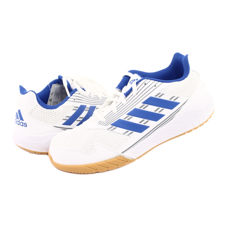 Chaussures Adidas Alta Run Jr BA9426 blanche bleu 4
