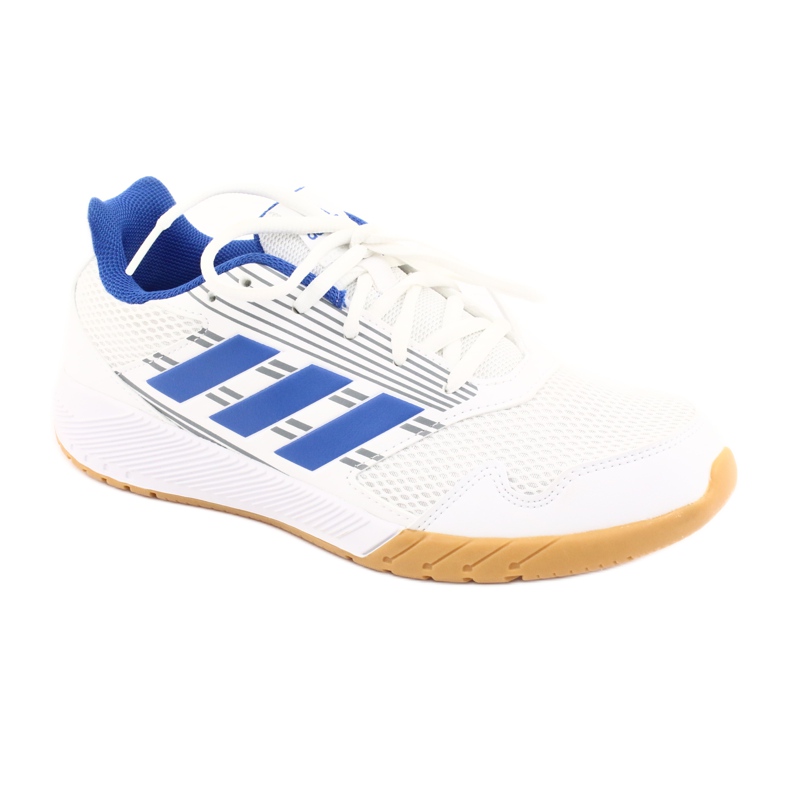 Chaussures Adidas Alta Run Jr BA9426 blanche bleu 1