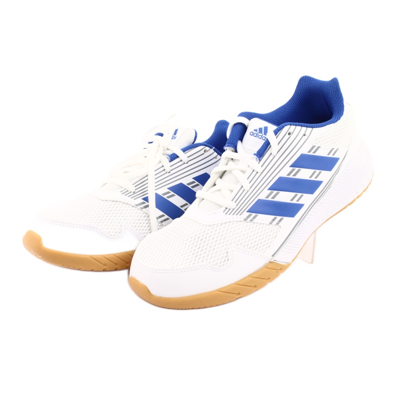 Chaussures Adidas Alta Run Jr BA9426 blanche bleu 3