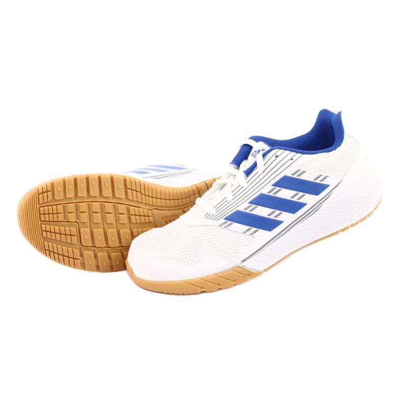Chaussures Adidas Alta Run Jr BA9426 blanche bleu 5