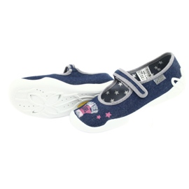 Chaussures pour enfants Befado 114Y369 bleu rose gris 5