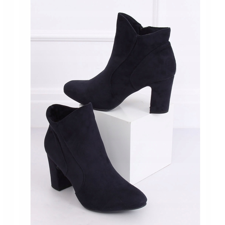 Bottines à talons bleu marine K1809810 Marino 2