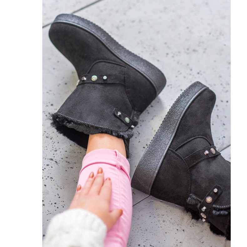 SHELOVET Mukluki avec jets le noir 1