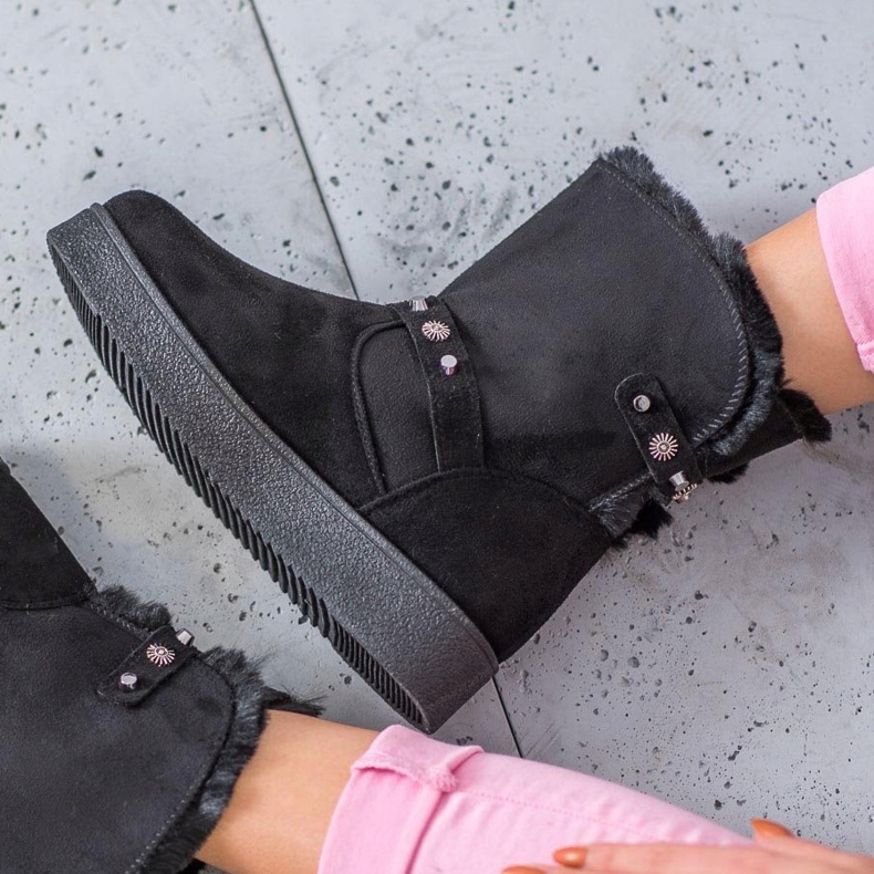 SHELOVET Mukluki avec jets le noir 2