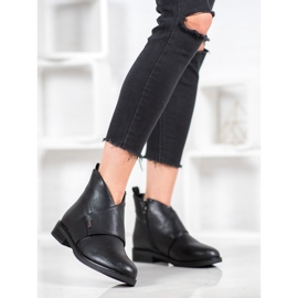 ENPLUS Bottes noires élégantes le noir 1