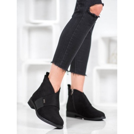 ENPLUS Bottes noires élégantes le noir 1