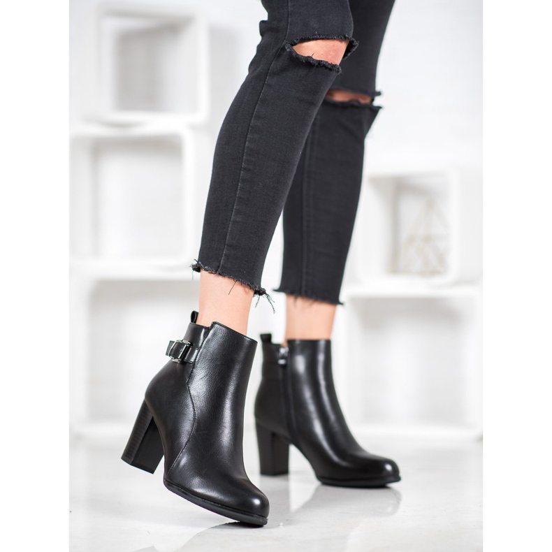 J. Star Bottes confortables le noir 1