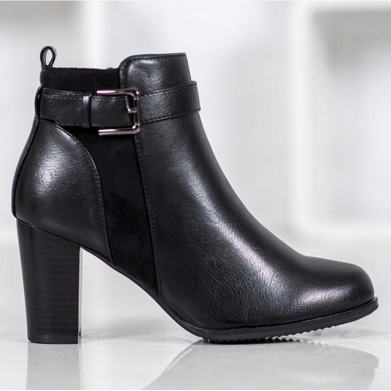 J. Star Bottes chaudes avec une boucle le noir 2