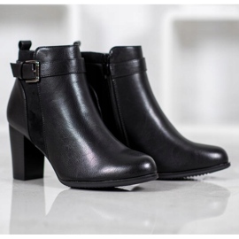 J. Star Bottes chaudes avec une boucle le noir 4