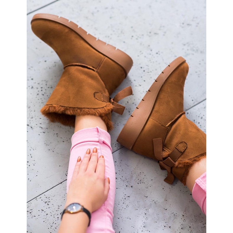 SHELOVET Chameau Mukluki sur la plate-forme brun 2 SHELOVET Chameau Mukluki sur la plate-forme brun 2