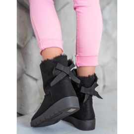 SHELOVET Mukluki noir sur la plate-forme 1