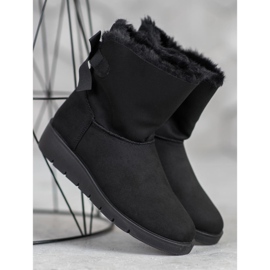 SHELOVET Mukluki noir sur la plate-forme 2