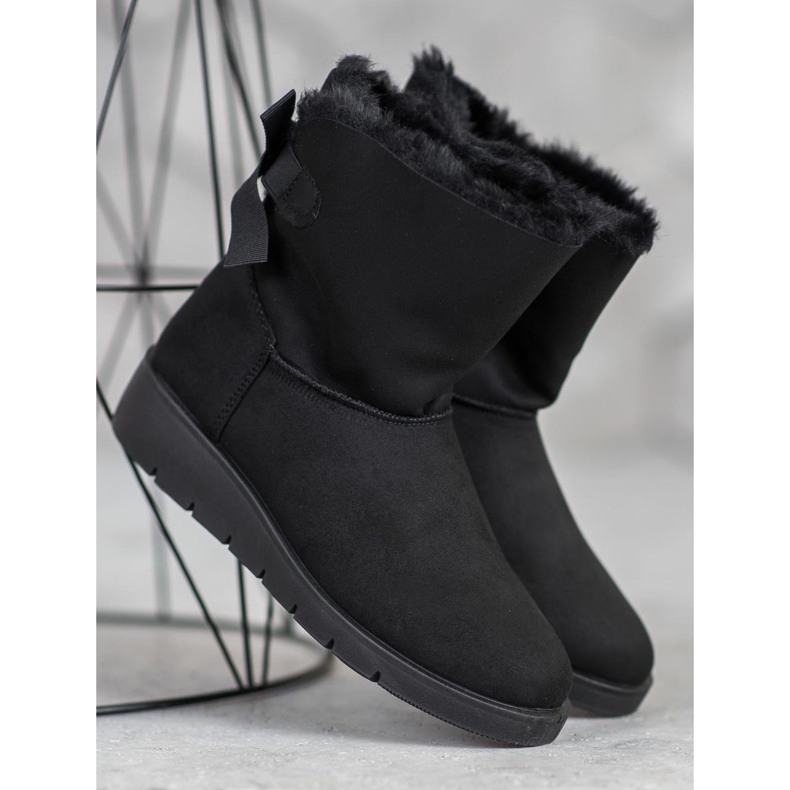 SHELOVET Mukluki noir sur la plate-forme 2