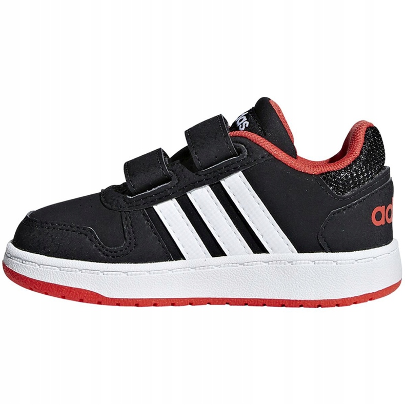 Adidas Hoops 2.0 Cmf I Jr B75965 le noir 2 Adidas Hoops 2.0 Cmf I Jr B75965 le noir 2