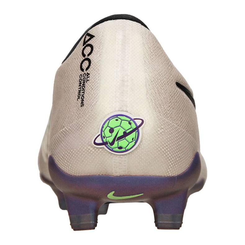 Nike Phantom Vnm Elite Fg M AO7540-005 chaussures de football blanche beige 2