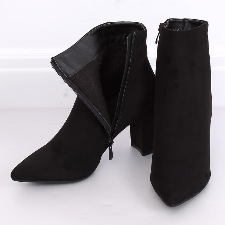 Bottines à talons noires 0-316 Noir 2