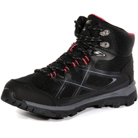 Regatta Wms Kota Mid W RWF490 7HQ Chaussures le noir rose 2 Regatta Wms Kota Mid W RWF490 7HQ Chaussures le noir rose 2