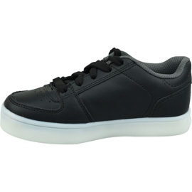 Chaussures Skechers Energy Lights Jr 90601L-BLK noir 1