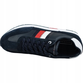 Tommy Hilfiger Corporate Leather Flag Runner M FM0FM02380 403 bleu marin 2