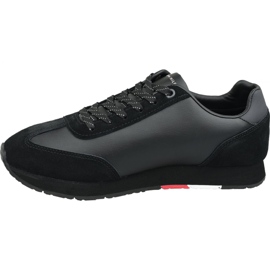 Chaussures Tommy Hilfiger Corporate Leather Flag Runner M FM0FM02380 990 noir 1