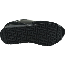 Baskets compensées en cuir Tommy Hilfiger W FW0FW04420 990 le noir 3
