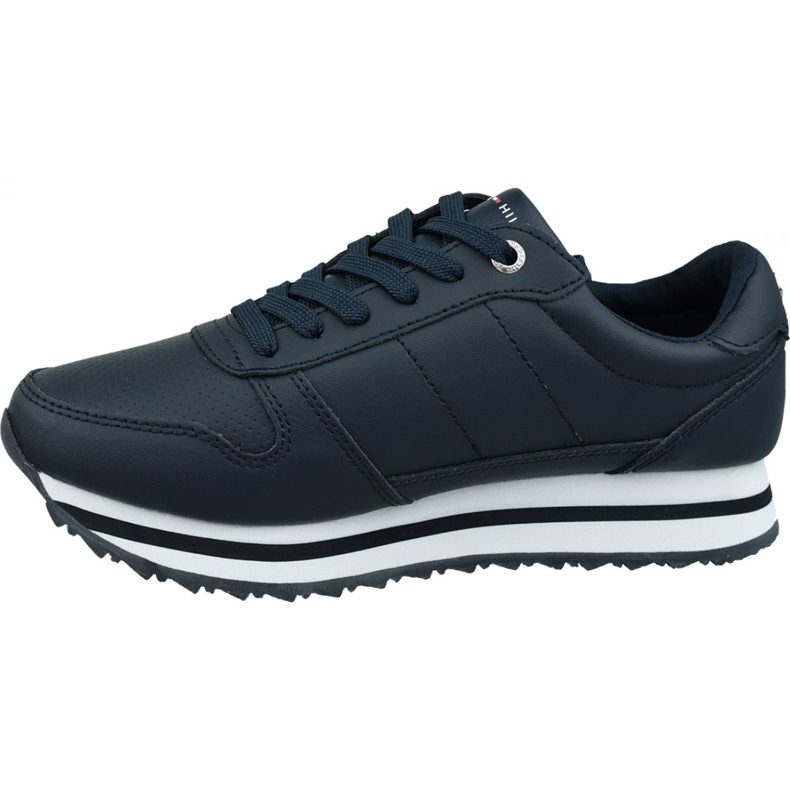 Chaussures Tommy Hilfiger Tommy Retro Crystal Sneaker W FW0FW04683 Cki bleu marin 1