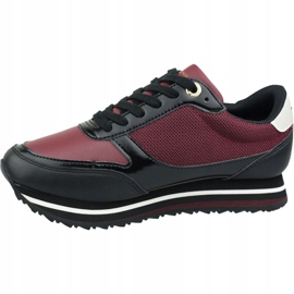 Chaussures Tommy Hilfiger Tommy Retro Branded Sneaker W FW0FW04305 Gby rouge 1