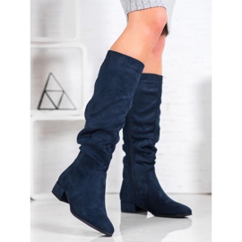 Super Mode Bottes classiques bleu marine 1
