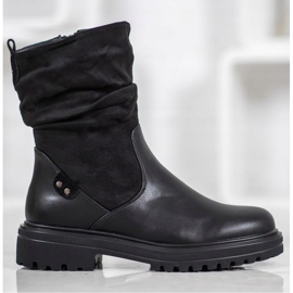 SHELOVET Bottes chaudes sur la plate-forme noir 2