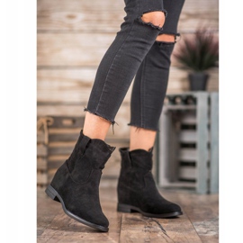 Seastar Bottes de cowboy à la mode le noir 2