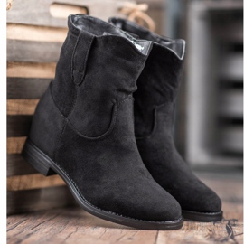 Seastar Bottes de cowboy à la mode le noir 4