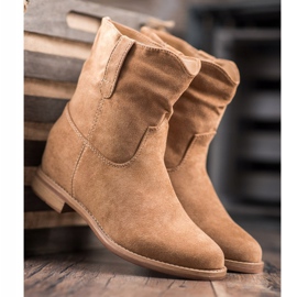 Seastar Bottes de cowboy à la mode brun 1