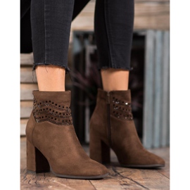 Kylie Bottes marron élégantes brun 1