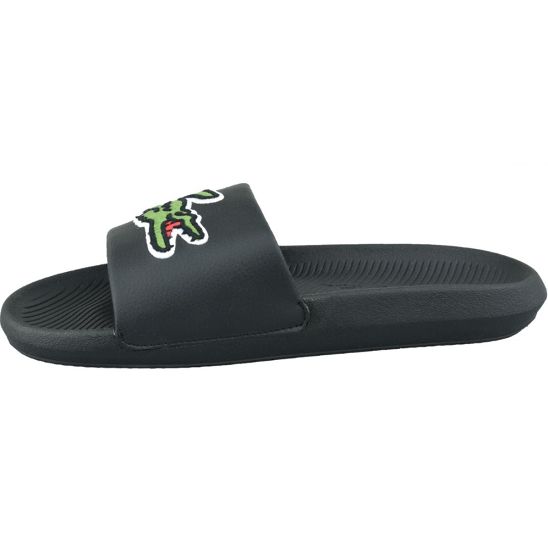 Claquette Lacoste Croco 319 738CMA00731B4 noir 1