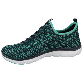 Chaussures Skechers Appeal 2.0 W 12765-NVGR noir bleu 1