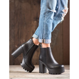 Seastar Bottes à la mode sur la plate-forme le noir 3