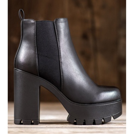 Seastar Bottes à la mode sur la plate-forme le noir 6