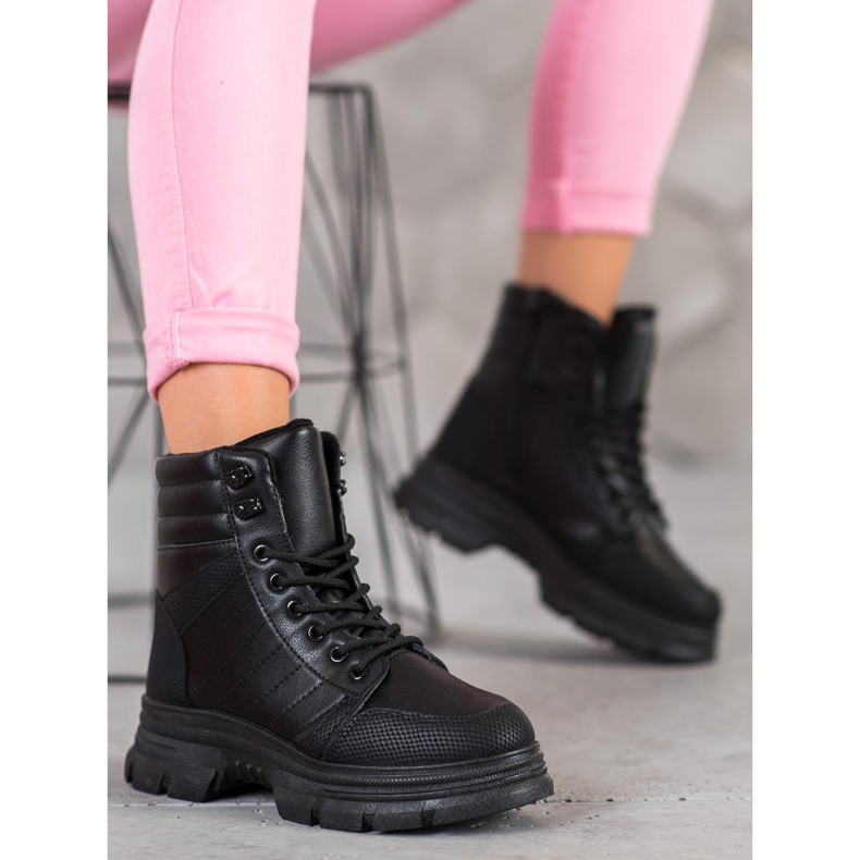 SHELOVET Chaussures de mode noires 1