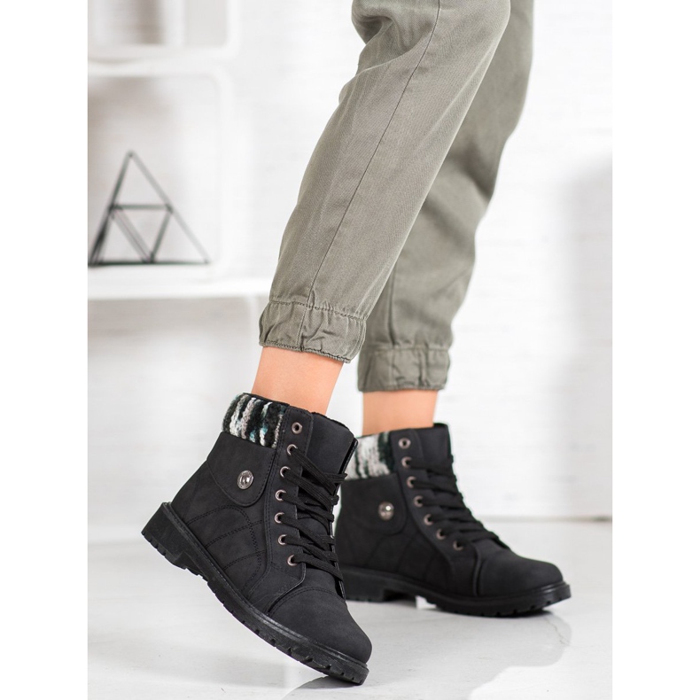 Trappeurs MCKEYLOR à la mode noir 2