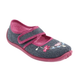 Chaussures pour enfants Befado 945Y289 bleu marine multicolore rose 1