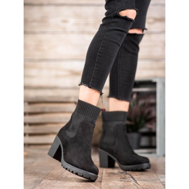 Erynn Bottines Chelsea à enfiler sur un poteau noir 1