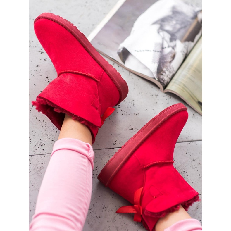 Haver Mukluki confortable rouge 2