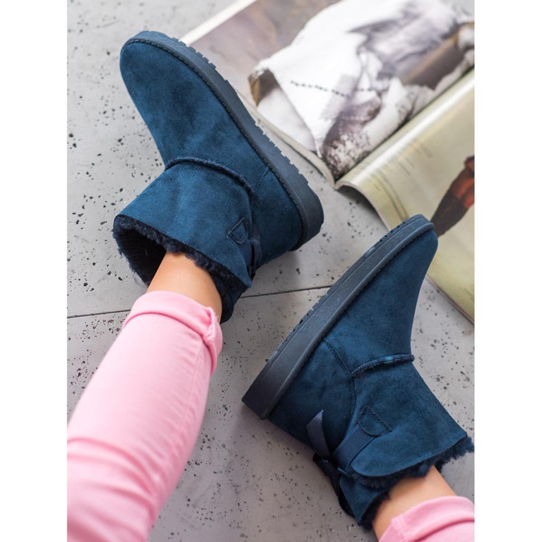 Haver Mukluki confortable bleu 2