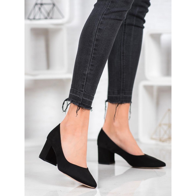 SDS Escarpins noirs décontractés le noir jaune 1