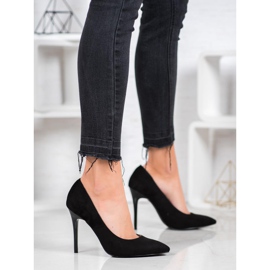 R'S Talons en daim le noir 3