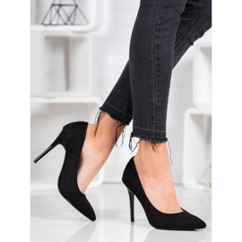 R'S Talons en daim le noir 2