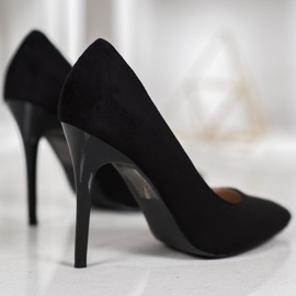 R'S Talons en daim le noir 1