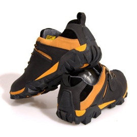 Bottes de trekking NAT en cuir. 6254 Noir le noir 1