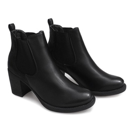 Bottes À Talons Avec Élastique 1227 Noir le noir 3